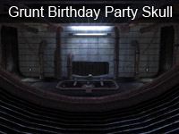Grunt Birthday Party Skull (Silver Skull)
