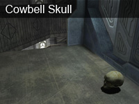 Cowbell Skull (Silver Skull)